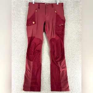 Fjallraven Pants Adult 14/16 EU 48 Red G1000 Nikka Trousers Women